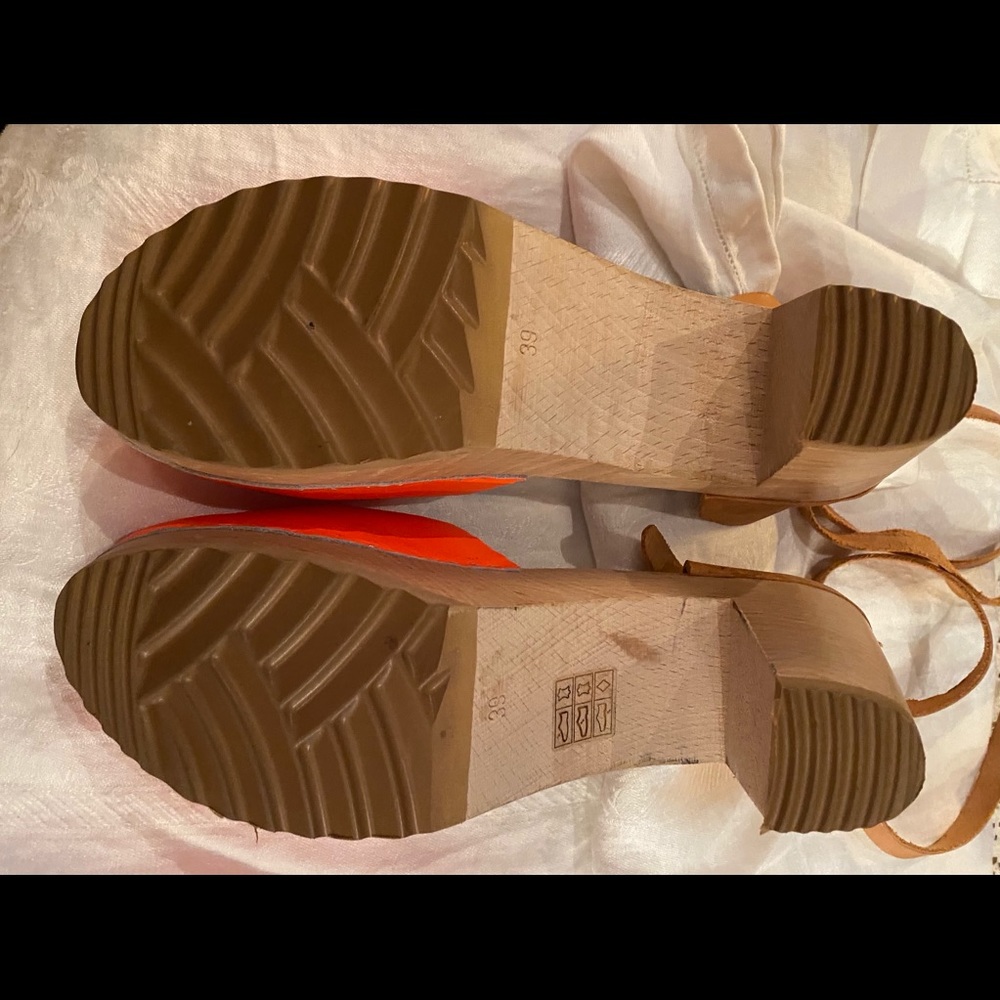 BRYR leather open toe custom sandal clog - Picture 3 of 5